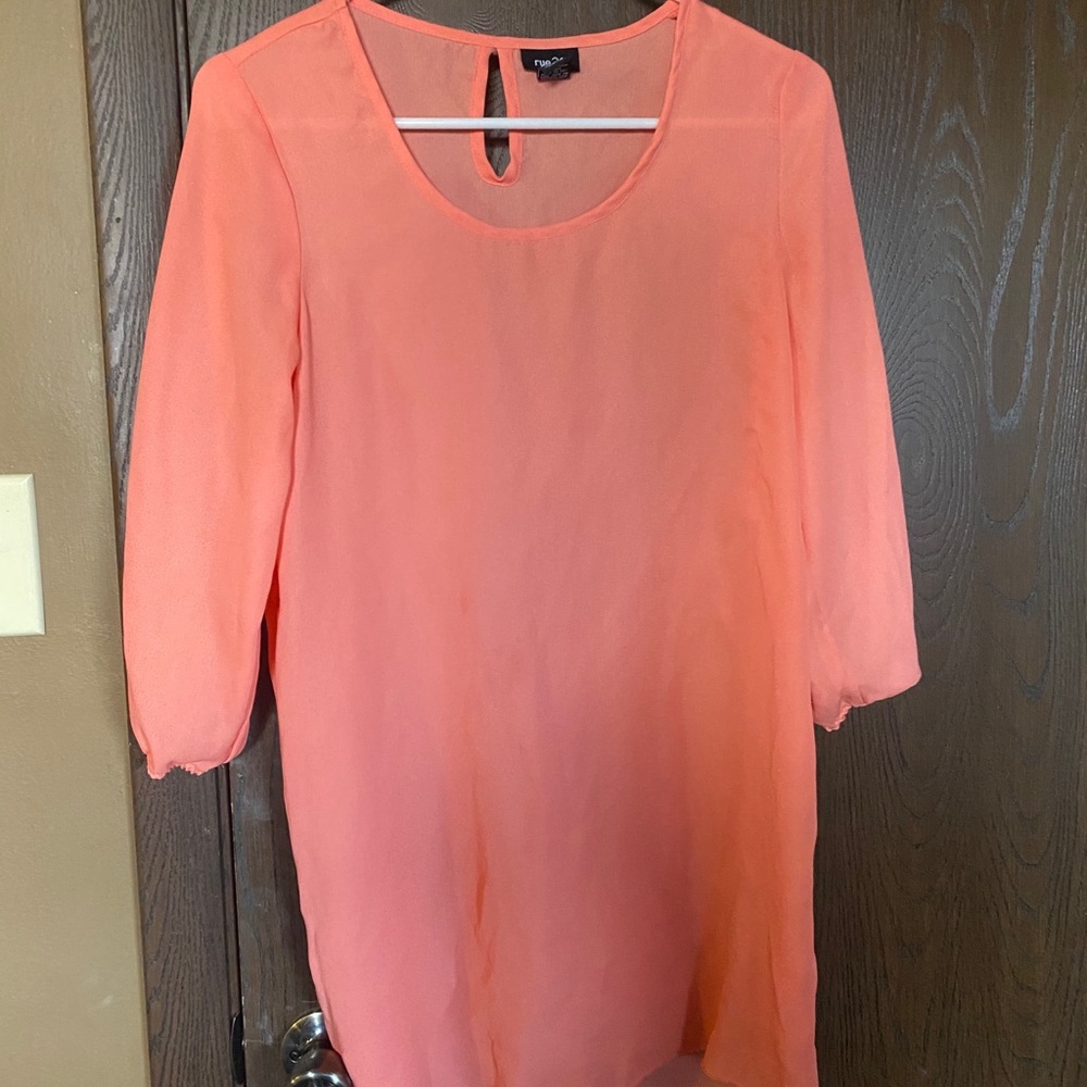 This beautiful, coral blouse!